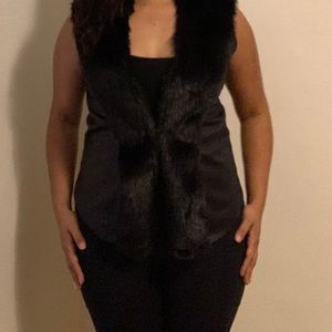 NWT Express black faux distressed leather